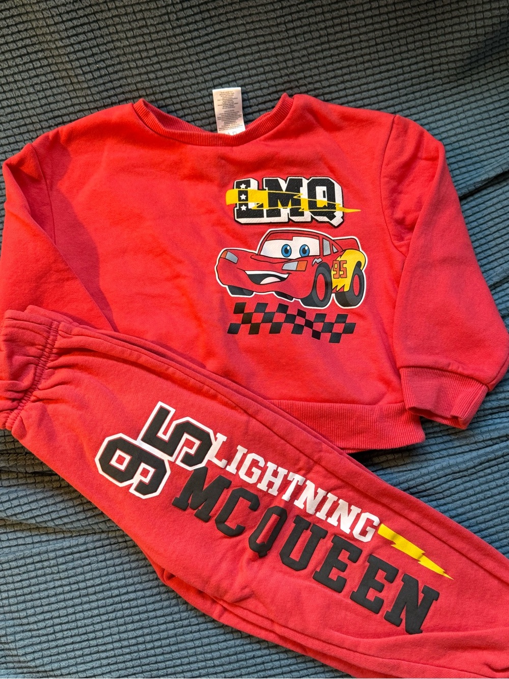 Disney Lightning McQueen Red Sweatshirt & Jogger Set
